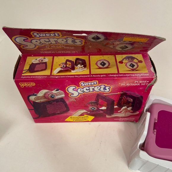 Vintage 1985 Sweet Secrets‎ Purse Playpark #4603 Galoob Incomplete With Box Read - Picture 4 of 16